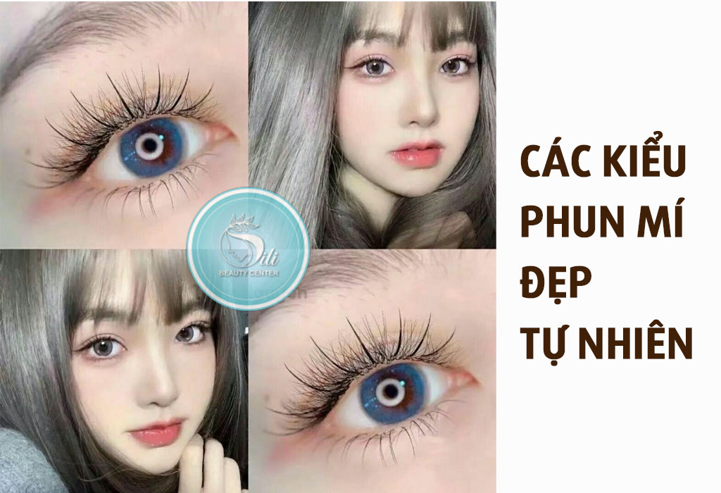 các kiểu phun mí đẹp