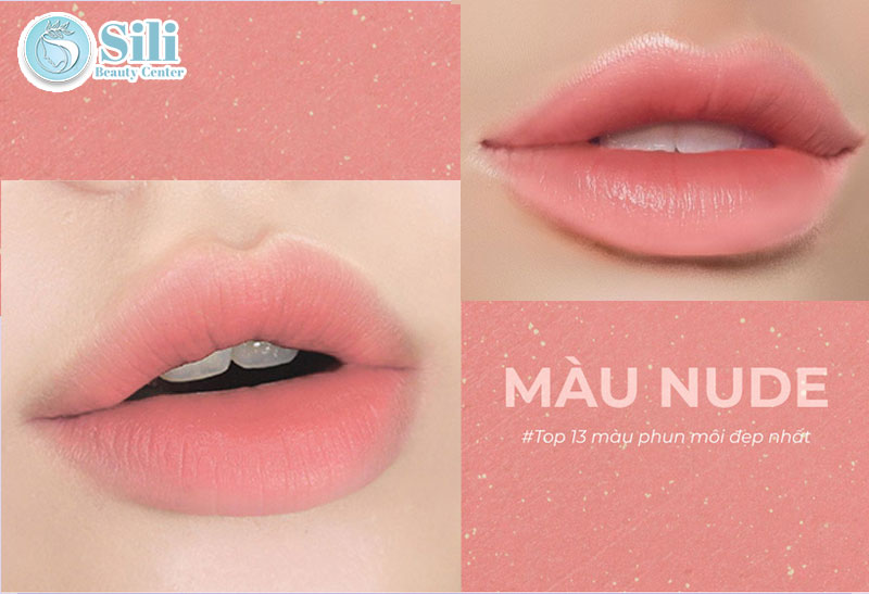 màu nude bảng màu phun môi đẹp
