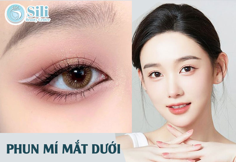 phun mí mắt dưới
